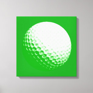 Lienzo pelota de golf