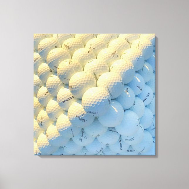Lienzo Pelotas de golf (Anverso)