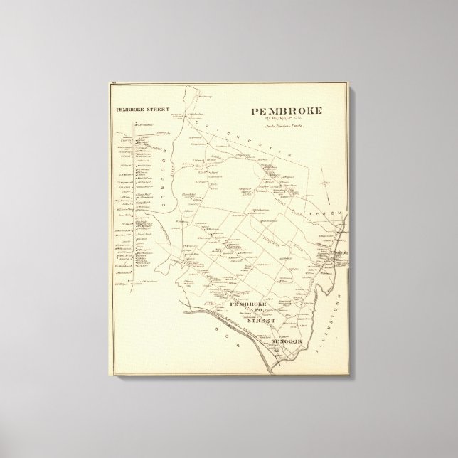 Lienzo Pembroke, Merrimack Co (Anverso)