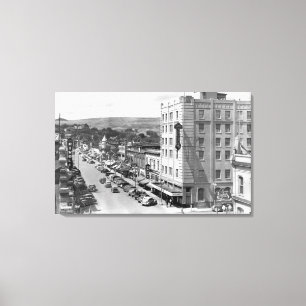 Lienzo Pendleton, Oregon Main Street View Photography