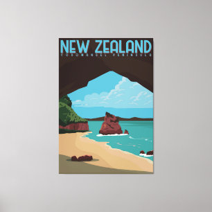 Lienzo Península Coromandel de Nueva Zelanda