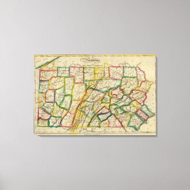 Lienzo Pennsylvania 1818 Edition (Anverso)