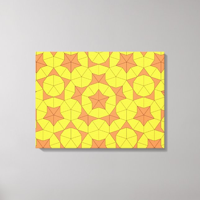 Lienzo Penrose Sun Tile Canvas (Anverso)