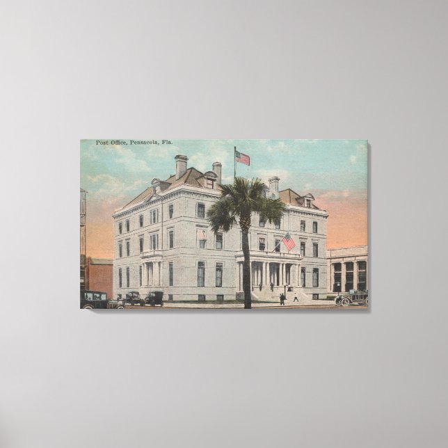 Lienzo Pensacola, Florida - Vista exterior del Post (Anverso)