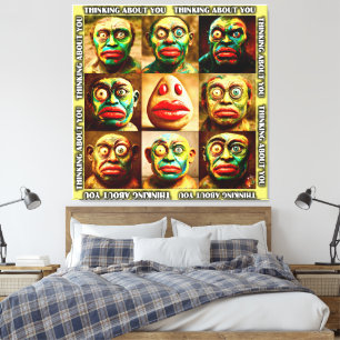 Lienzo Pensar en ti COMO USTED Colección