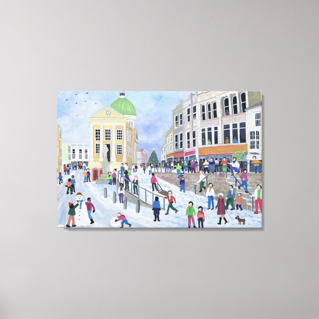 Lienzo Penzance de Market Jew Street (Anverso)