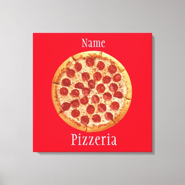 Lienzo Pepperoni Pizza Thunder_Cove (Anverso)