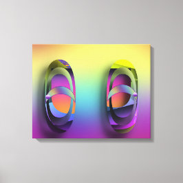 Lienzo Pequeñas Chanclas