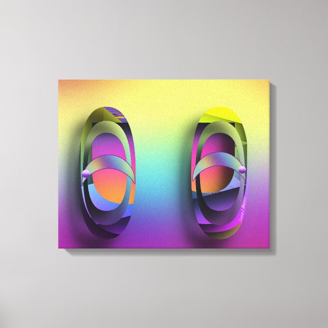 Lienzo Pequeñas Chanclas (Anverso)