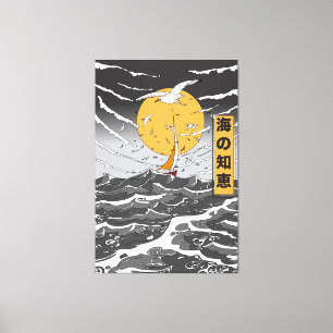 Lienzo Pequeñas gotas de agua también pueden hacer un río