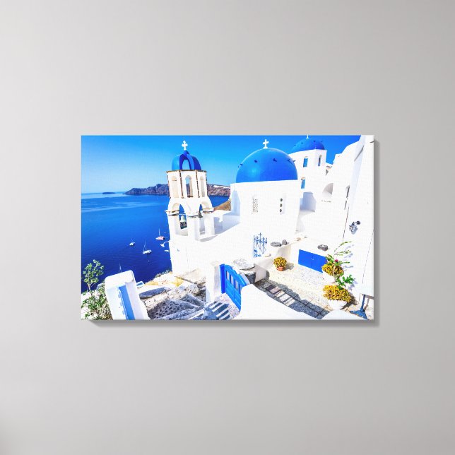 Lienzo pequeño (24,00" x 16,00"), 1,5", Oia simple (Anverso)