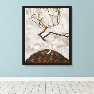 Lienzo Pequeño árbol a finales de otoño por Egon Schiele