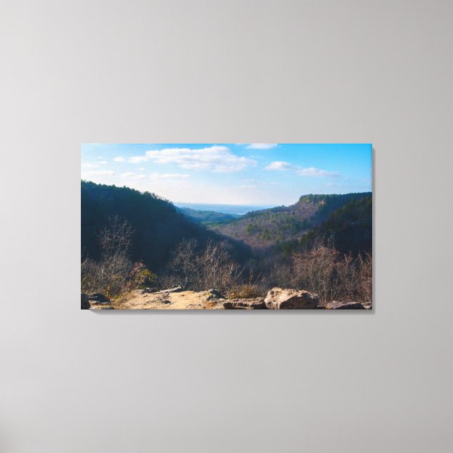 Lienzo Pequeño Cañón, Parque Estatal Petit Jean, Arkansas (Anverso)