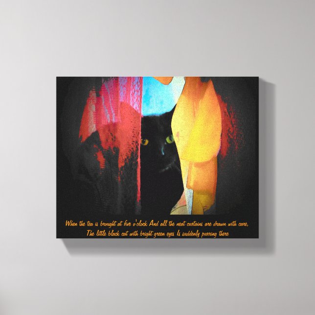 Lienzo Pequeño Ojo Verde... (Anverso)