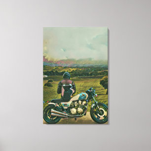 Lienzo pequeños regalos para motociclistas