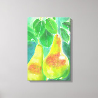 Lienzo Peras colgadas de la pintura de árboles