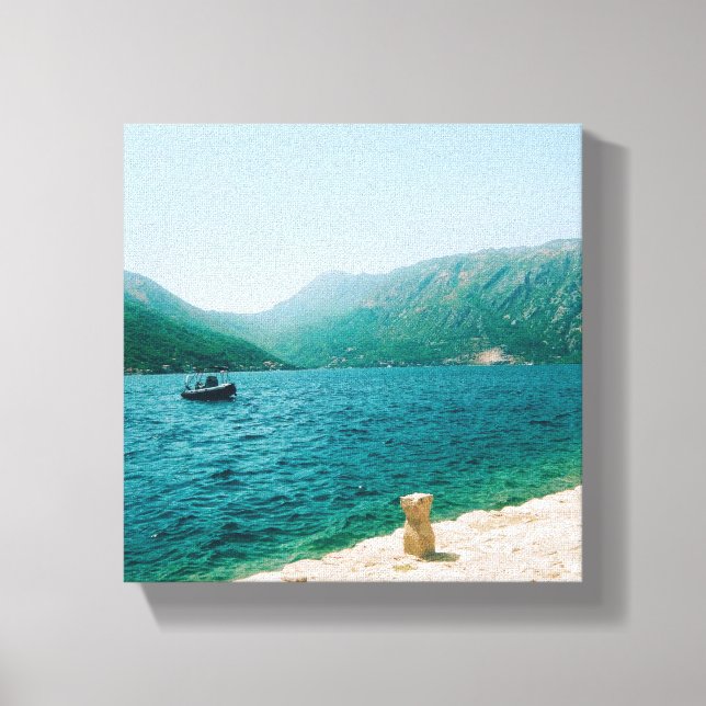 Lienzo Perast - Montenegro (Anverso)