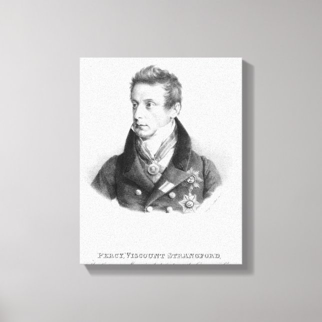 Lienzo Percy, 6ª Viscount Strangford (Anverso)