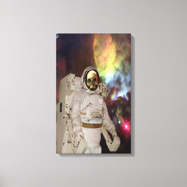 Lienzo Perdido en el espacio (Anverso)