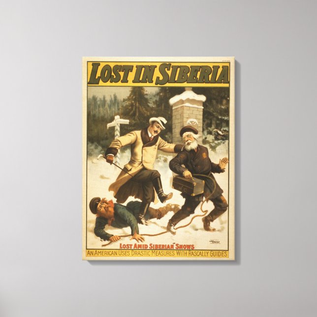 Lienzo Perdido En Siberia, Cerca De 1898. (Anverso)