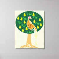 Perdiz en un árbol de pera