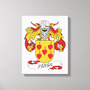 Lienzo Perea Family Crest