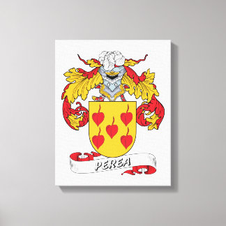 Lienzo Perea Family Crest
