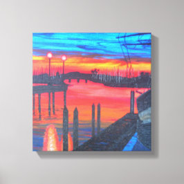 Lienzo Peregrino al amanecer