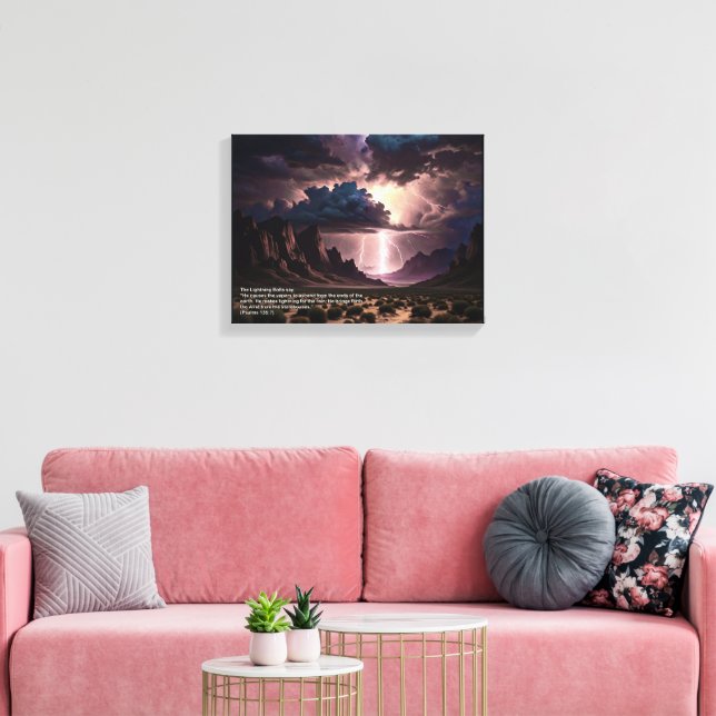 Lienzo Perek Shirah - Relámpago (Insitu (Sala de estar))