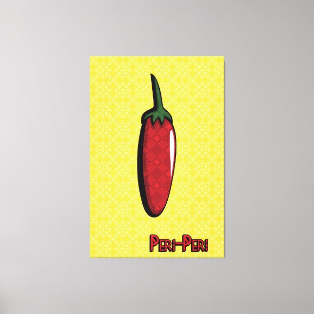 Lienzo Peri-Peri Chili Pepper Canvas Art (Anverso)
