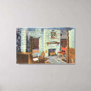 Lienzo Período de la guerra civil 18 fundadores en Barbet