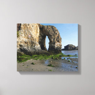Lienzo Perranporth Sea Cornwall Coast Inglaterra