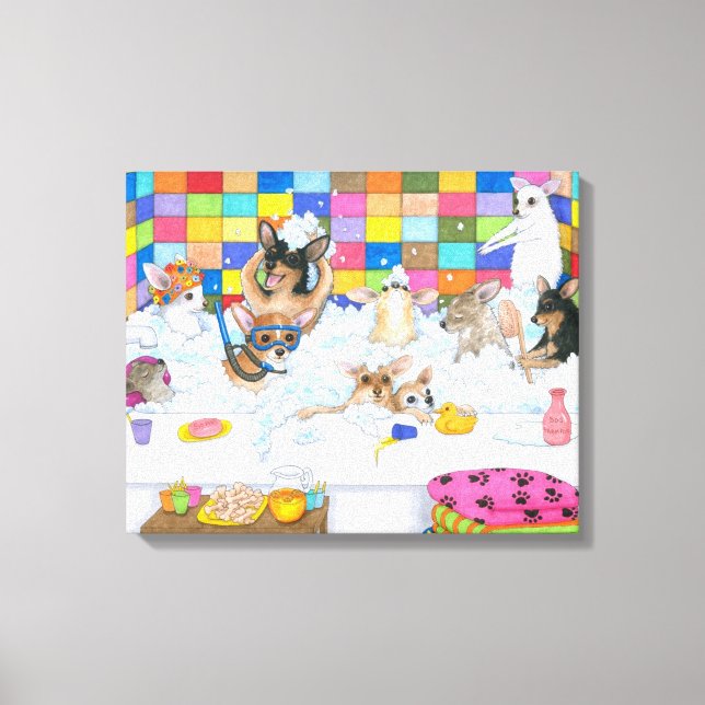 Lienzo Perro 121 Chihuahua (Anverso)