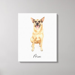 Lienzo Perro animado llamado Max