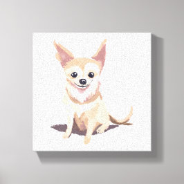Lienzo Perro Chihuahua | Perro Lindo Mascota Cachorro Acu
