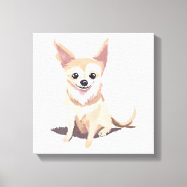 Lienzo Perro Chihuahua | Perro Lindo Mascota Cachorro Acu