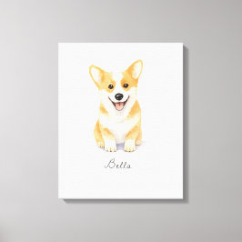 Lienzo Perro Cute Corgi