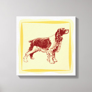 Lienzo Perro español