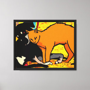 Lienzo Perro, Gato, Naturaleza