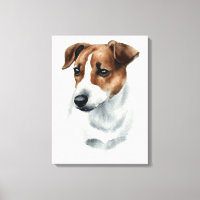 ¡Perro Jack Russell Terrier! ¡Hermoso retrato!