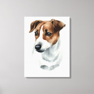 Lienzo ¡Perro Jack Russell Terrier! ¡Hermoso retrato!