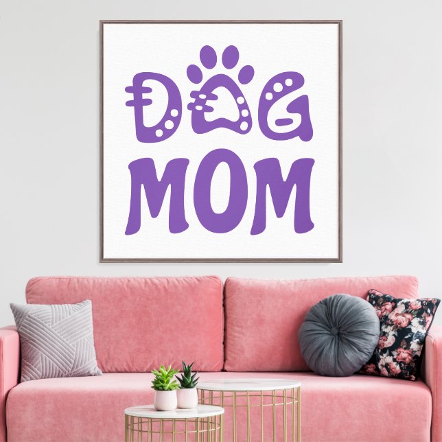 Lienzo Perro Mamá (Insitu (Sala de estar))