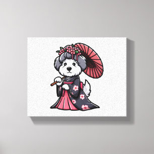 Lienzo Perro perro pastor kimono inglés viejo