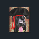 Lienzo Perro pirata del labrador negro<br><div class="desc">Children's</div>