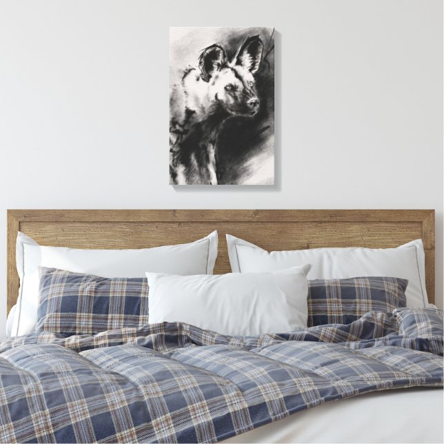 Lienzo Perro Salvaje (Insitu(Dormitorio))