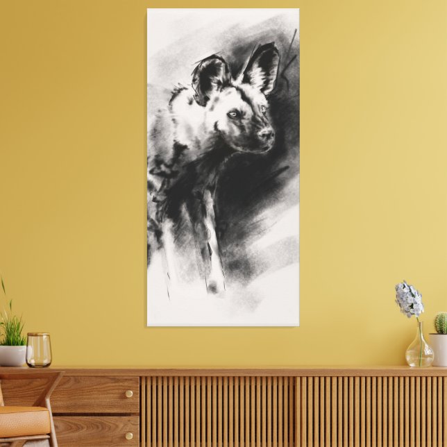 Lienzo Perro salvaje (Insitu (Sala de estar))