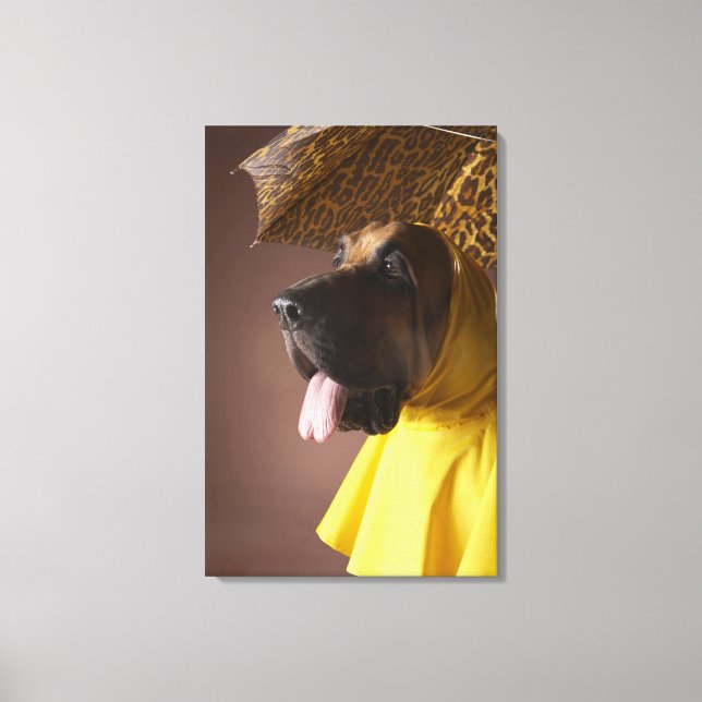 Lienzo Perro sangriento. (Anverso)