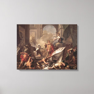 Lienzo Perseus, bajo la protección de Minerva