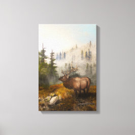 Lienzo "Perseverance The Elk" 12"x18" [brighter/smaller]