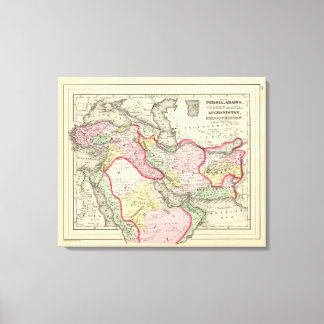 Lienzo Persia, Arabia, Turquía, Afganistán, Beluchistán